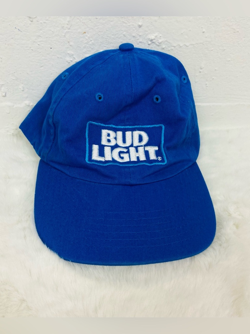 Bud Light Blue embroidered Logo Baseball adjustable Cap